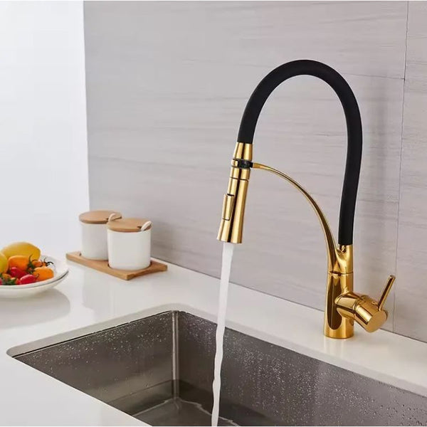 Decorum & Co - Single Bowl Kitchen Mixer/Tap – Retractable Pull-Out
