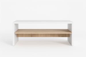 Arcline Coffee Table with Shelf