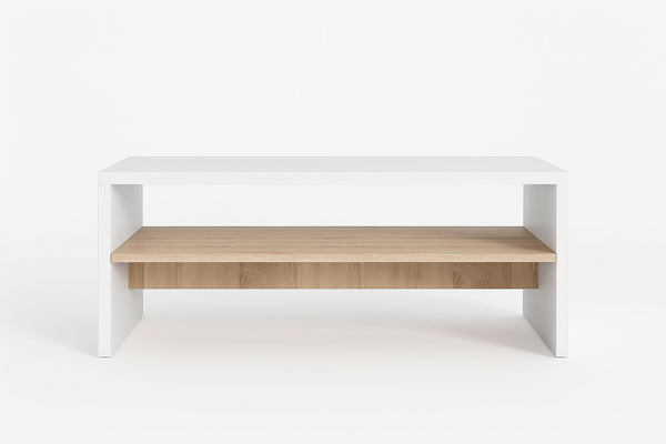 Arcline Coffee Table with Shelf