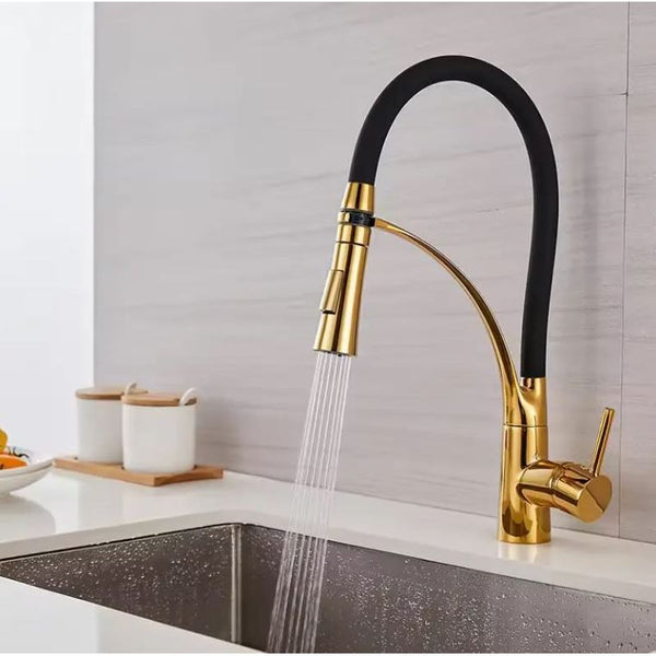 Decorum & Co - Single Bowl Kitchen Mixer/Tap – Retractable Pull-Out