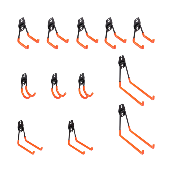 Durahold Garage Hook Set – 12 Piece