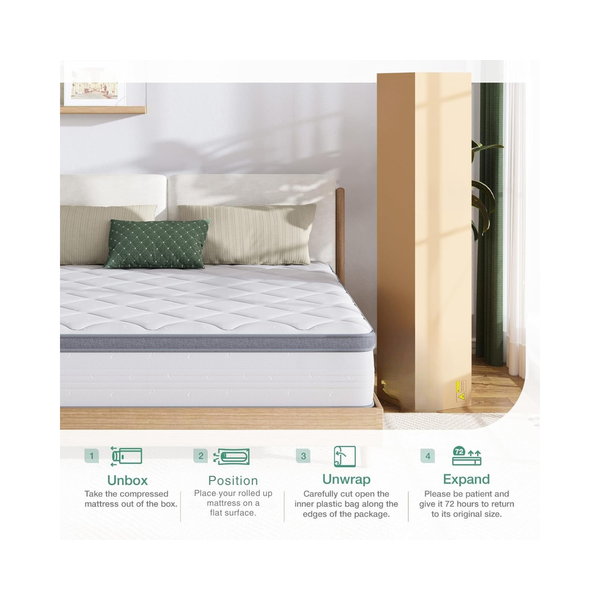 Pillow Top Mattress - Medium-Firm