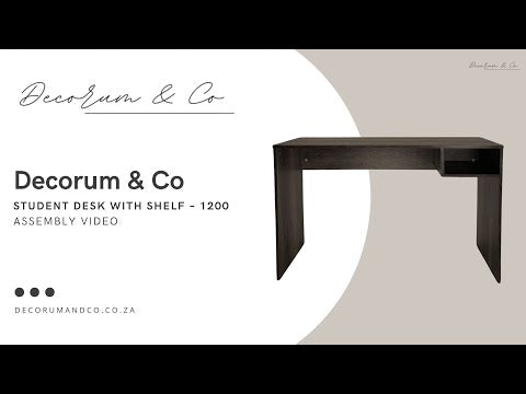 Student Desk with Shelf-120 cm