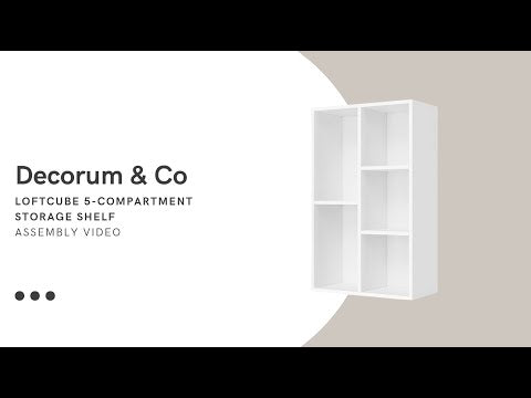 LoftCube 5-Compartment Storage Shelf