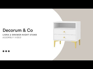 Liora 2 Drawer Night Stand