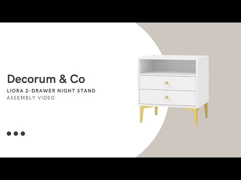 Liora 2 Drawer Night Stand