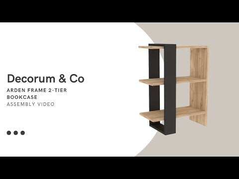 Arden Frame 2-Tier Bookcase