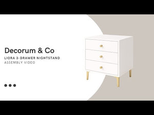 Liora 3-Drawer Night Stand